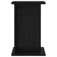 Produktbild för Växtställ Svart Ek 25 x 25,5 x 40,5 cm Konstruerat trä