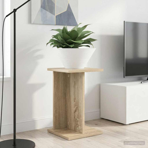 vidaXL Växtställ 2 st Sonoma-ek 25 x 25,5 x 40,5 cm Konstruerat trä