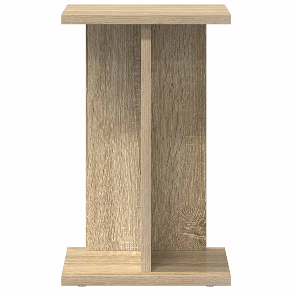 Produktbild för Växtställ 2 st Sonoma-ek 25 x 25,5 x 40,5 cm Konstruerat trä