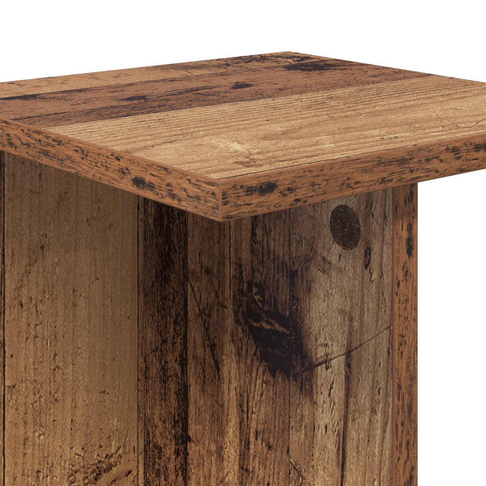 Produktbild för Växtställ Gammalt trä 25 x 25,5 x 40,5 cm Konstruerat trä