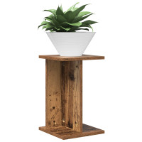 Produktbild för Växtställ 2 st Gammalt trä 25 x 25,5 x 40,5 cm Konstruerat trä
