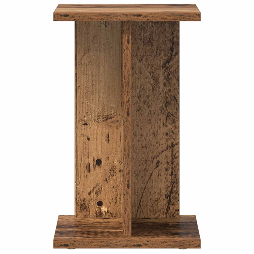 Produktbild för Växtställ 2 st Gammalt trä 25 x 25,5 x 40,5 cm Konstruerat trä