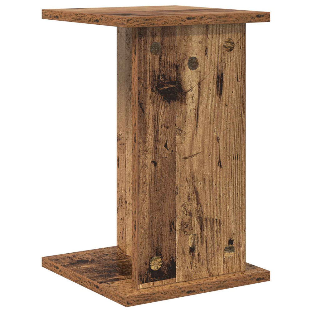 Produktbild för Växtställ 2 st Gammalt trä 25 x 25,5 x 40,5 cm Konstruerat trä