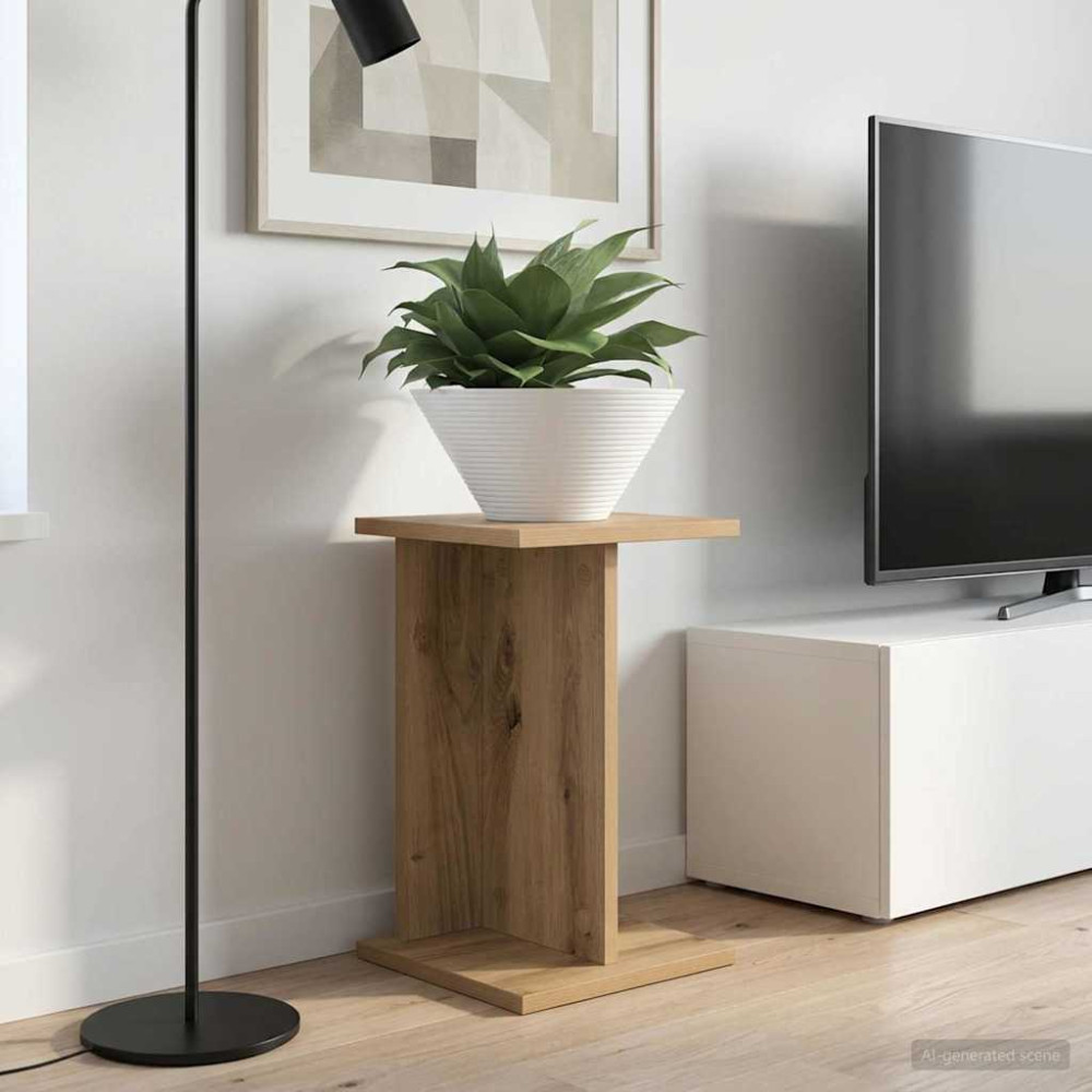 Produktbild för Växtställ Artisan Ek 25 x 25,5 x 40,5 cm Konstruerat trä