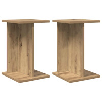 Produktbild för Växtställ 2 st Artisan Ek 25 x 25,5 x 40,5 cm Konstruerat trä