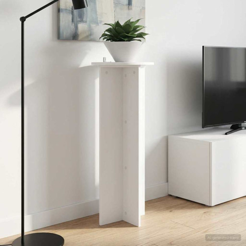 vidaXL Växtställ 2 pcs Vit Ø40 x 100 cm Konstruerat trä