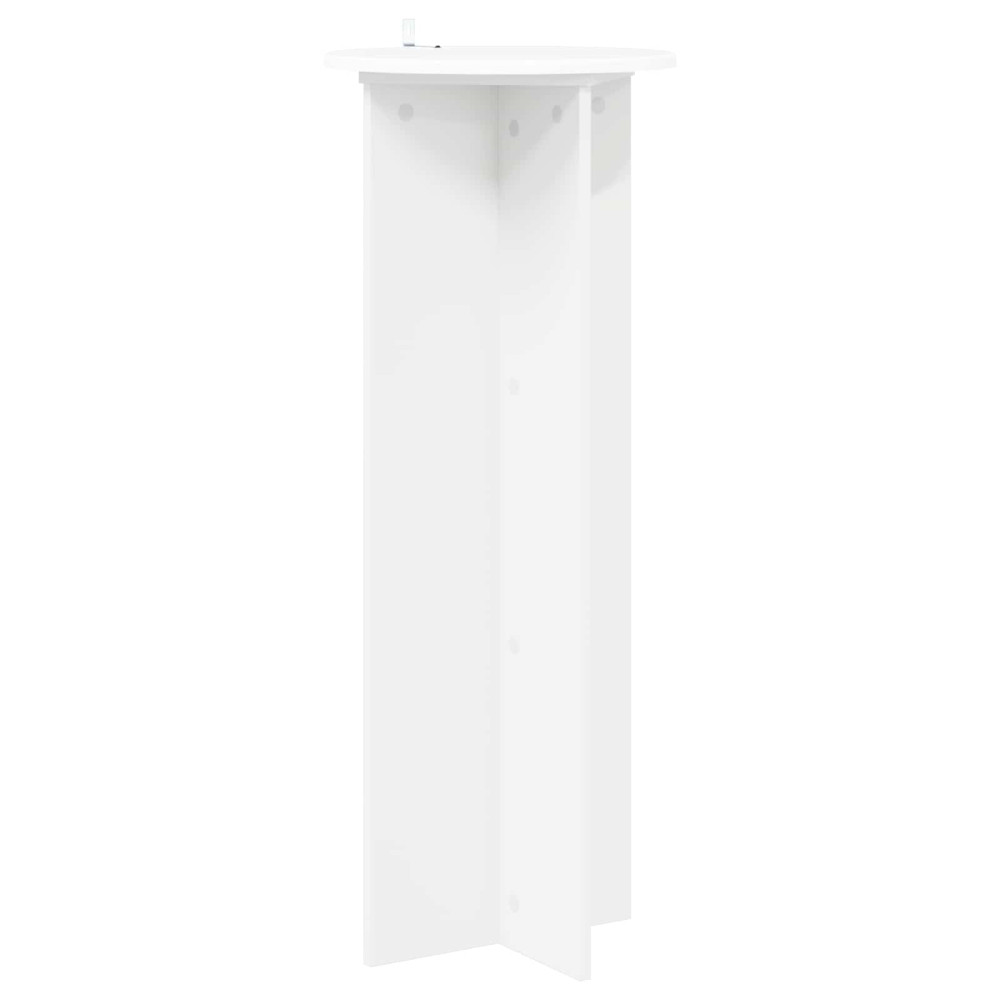 Produktbild för Växtställ 2 pcs Vit Ø40 x 100 cm Konstruerat trä