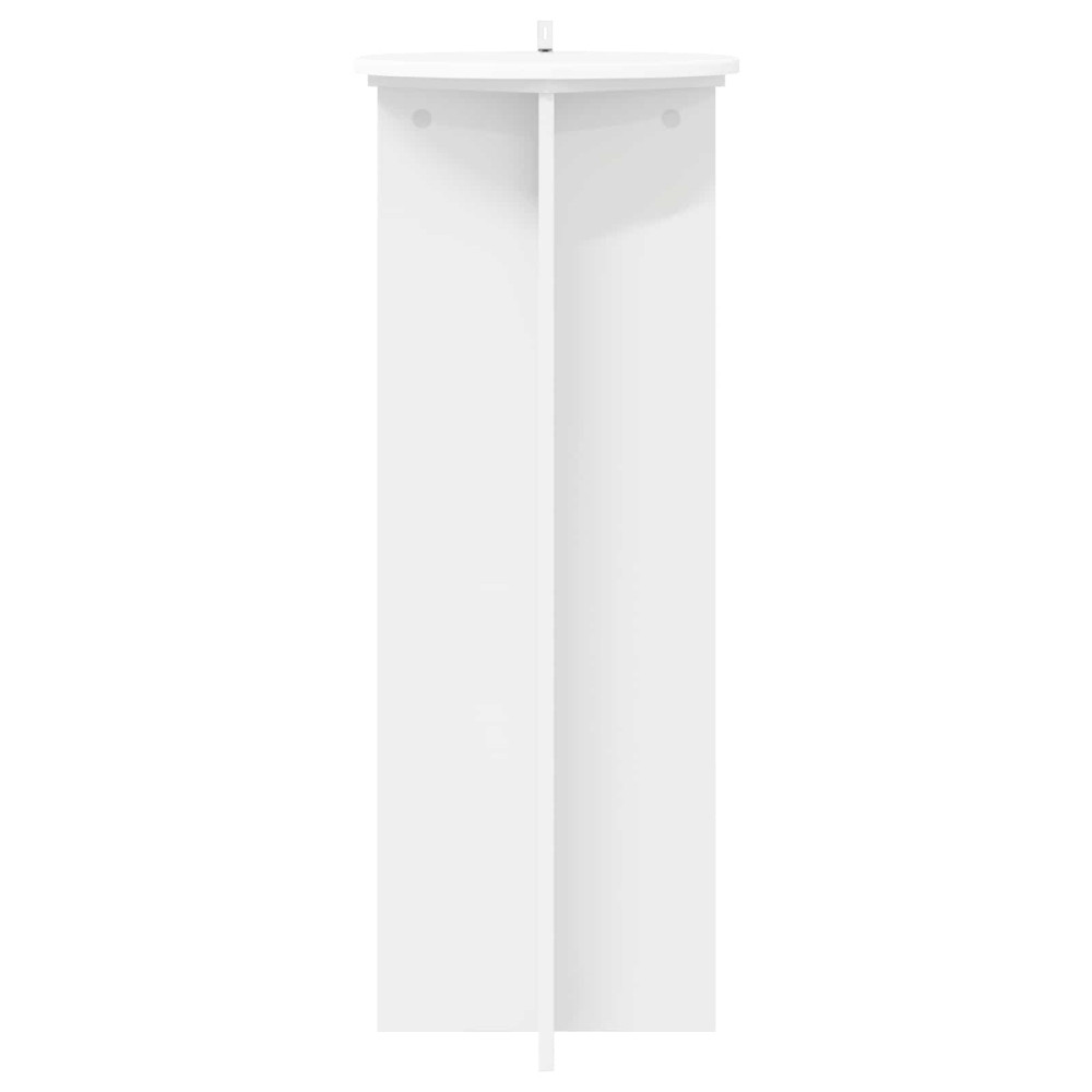 Produktbild för Växtställ 2 pcs Vit Ø40 x 100 cm Konstruerat trä