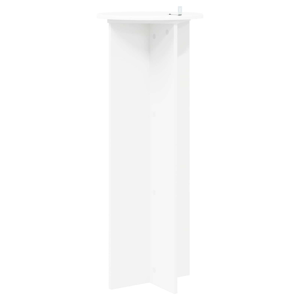 Produktbild för Växtställ 2 pcs Vit Ø40 x 100 cm Konstruerat trä