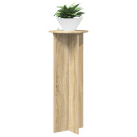 Produktbild för Växtställ 2 pcs Sonoma-ek Ø40 x 100 cm Konstruerat trä