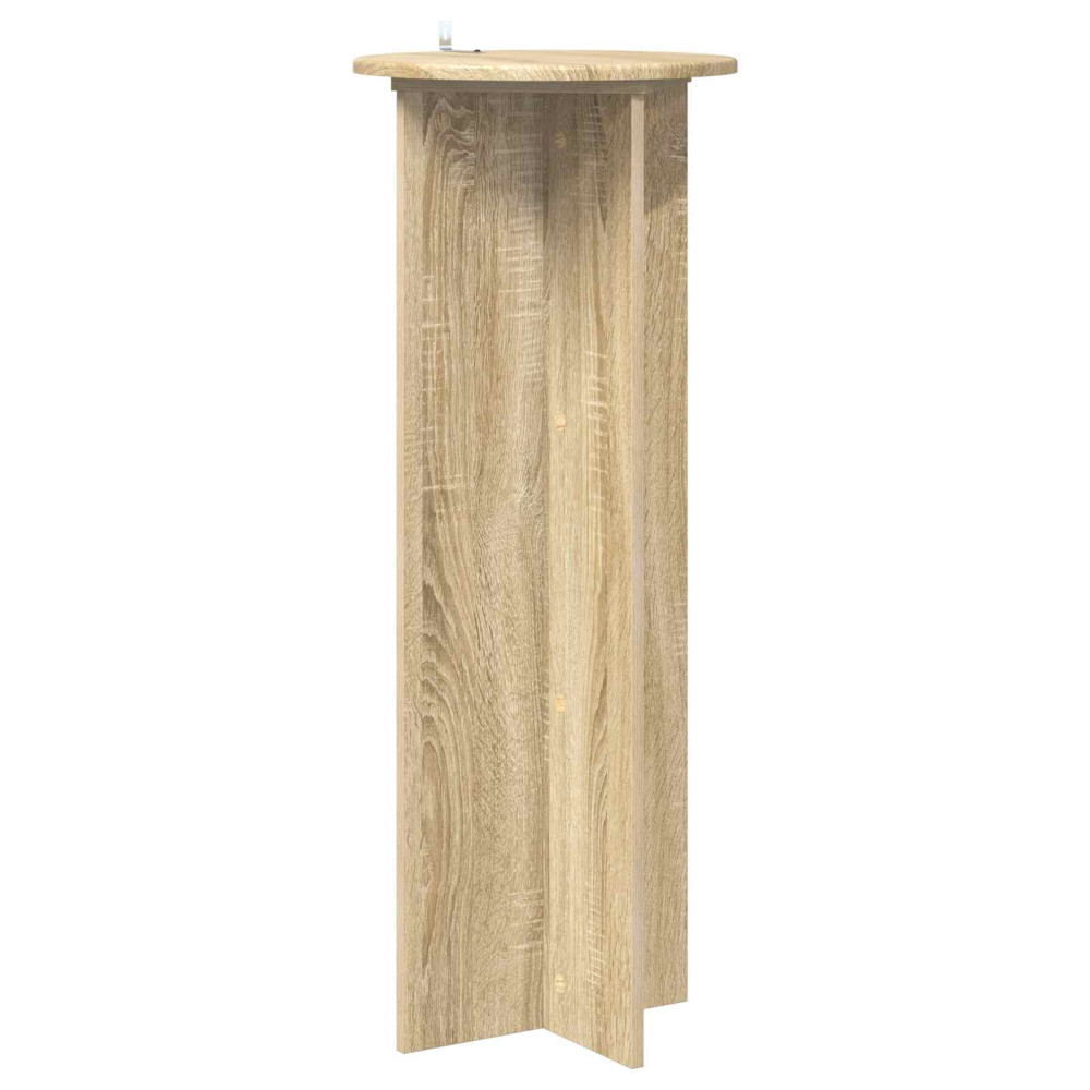Produktbild för Växtställ 2 pcs Sonoma-ek Ø40 x 100 cm Konstruerat trä