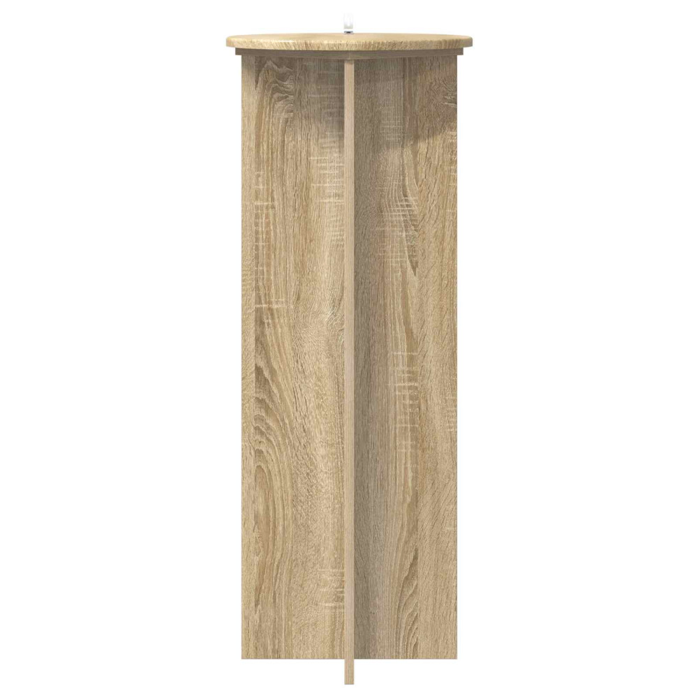 Produktbild för Växtställ 2 pcs Sonoma-ek Ø40 x 100 cm Konstruerat trä
