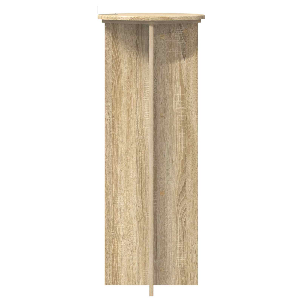 Produktbild för Växtställ 2 pcs Sonoma-ek Ø40 x 100 cm Konstruerat trä