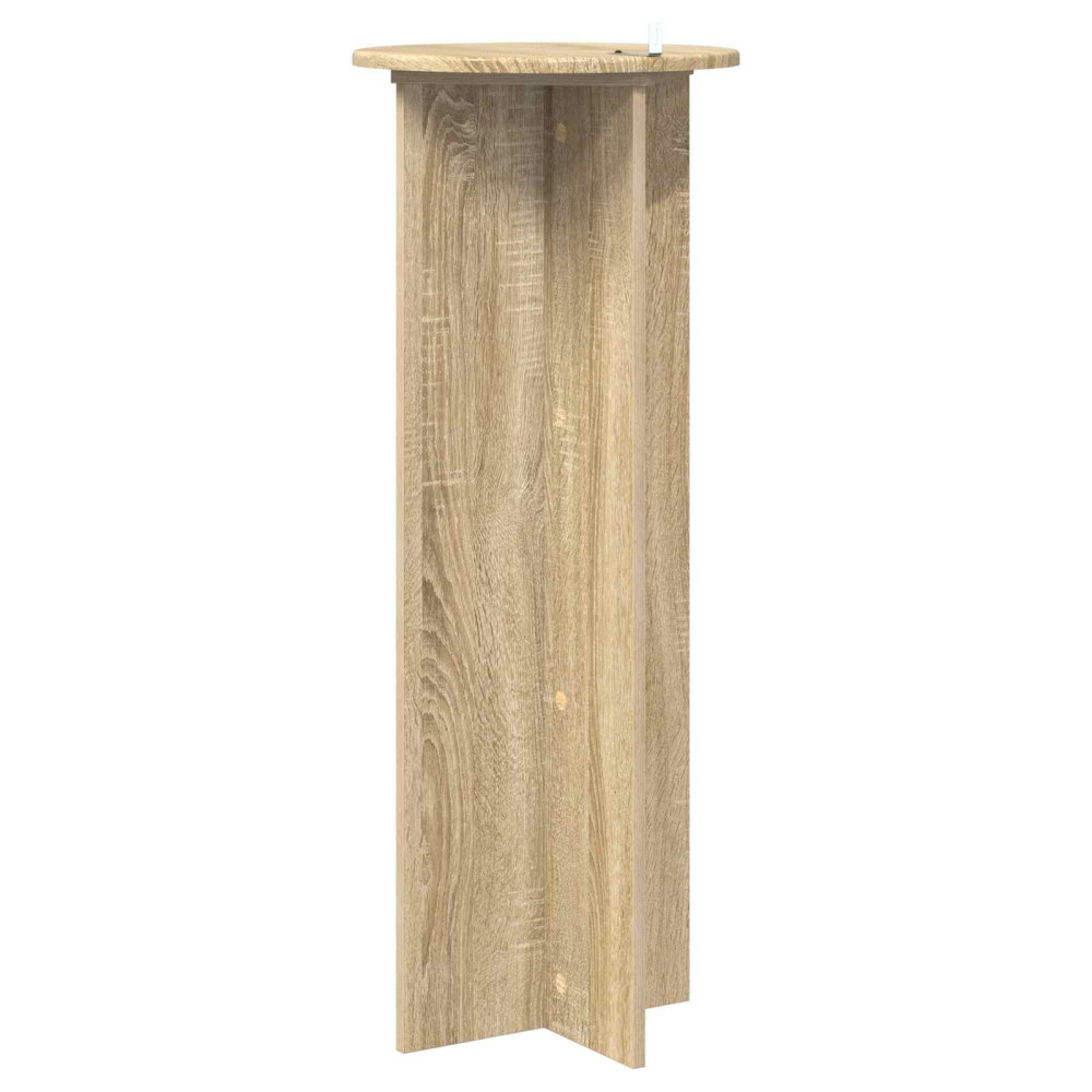 Produktbild för Växtställ 2 pcs Sonoma-ek Ø40 x 100 cm Konstruerat trä