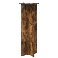 Produktbild för Växtställ 2 pcs Rökt ek Ø40 x 100 cm Konstruerat trä