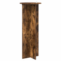 Produktbild för Växtställ 2 pcs Rökt ek Ø40 x 100 cm Konstruerat trä