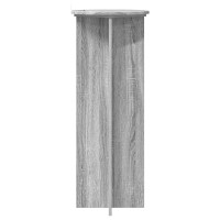 Produktbild för Växtställ 2 pcs Grå sonoma-ek Ø40 x 100 cm Konstruerat trä