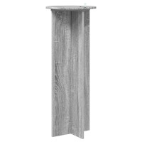 Produktbild för Växtställ 2 pcs Grå sonoma-ek Ø40 x 100 cm Konstruerat trä