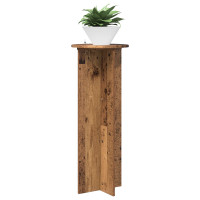 Produktbild för Växtställ 2 pcs Gammalt trä Ø40 x 100 cm Konstruerat trä