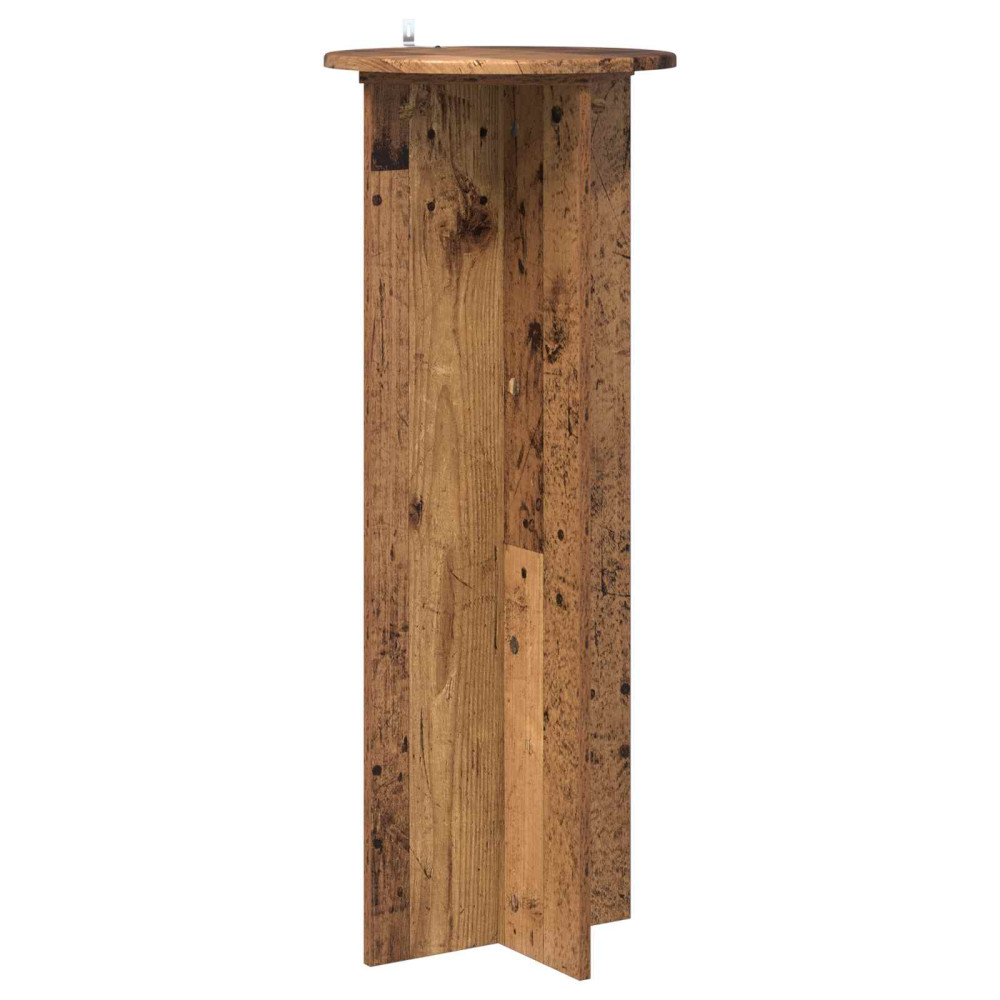 Produktbild för Växtställ 2 pcs Gammalt trä Ø40 x 100 cm Konstruerat trä
