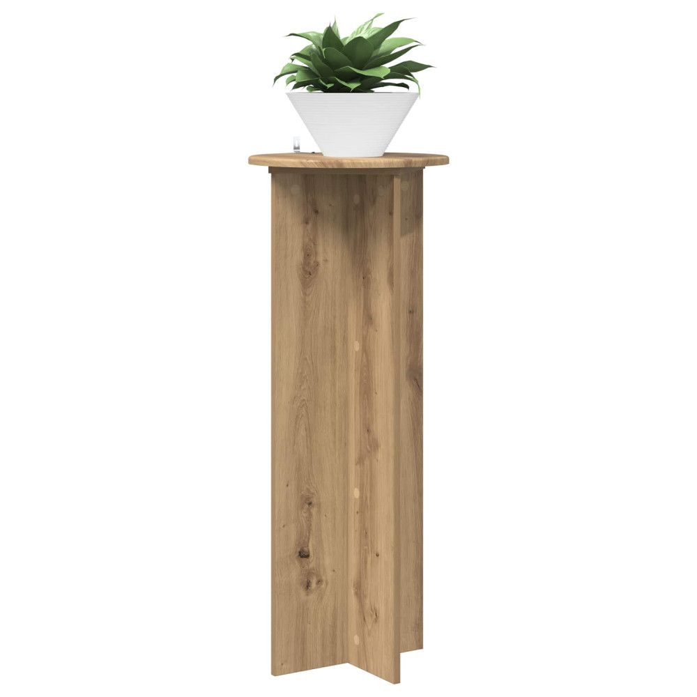Produktbild för Växtställ 2 st Artisan-ek Ø40 x 100 cm Konstruerat trä
