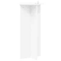 Produktbild för Växtställ 2 pcs Vit Ø40 x 80 cm Konstruerat trä