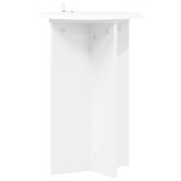 Produktbild för Växtställ 2 pcs Vit Ø40 x 60 cm Konstruerat trä