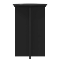 Produktbild för Växtställ 2 pcs Svart Ø40 x 60 cm Konstruerat trä