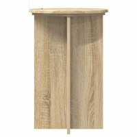 Produktbild för Växtställ 2 pcs Sonoma-ek Ø40 x 60 cm Konstruerat trä