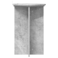 Produktbild för Växtställ 2 pcs Betonggrå Ø40 x 60 cm Konstruerat trä