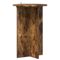 Produktbild för Växtställ 2 pcs Rökt ek Ø40 x 60 cm Konstruerat trä
