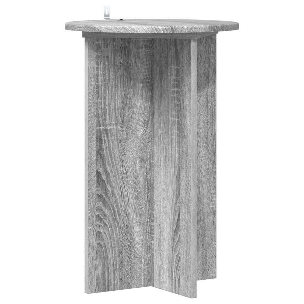 Produktbild för Växtställ 2 pcs Grå sonoma-ek Ø40 x 60 cm Konstruerat trä