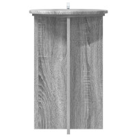 Produktbild för Växtställ 2 pcs Grå sonoma-ek Ø40 x 60 cm Konstruerat trä