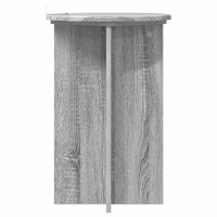 Produktbild för Växtställ 2 pcs Grå sonoma-ek Ø40 x 60 cm Konstruerat trä