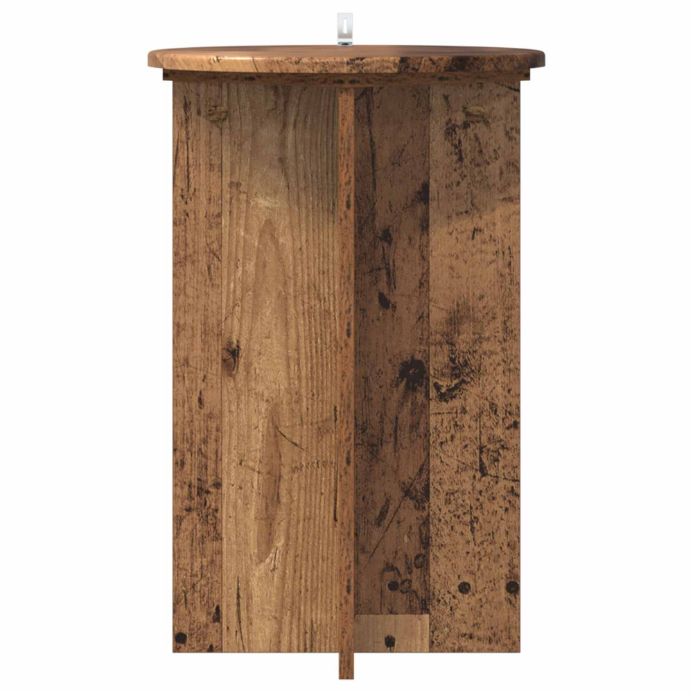 Produktbild för Växtställ 2 pcs Gammalt trä Ø40 x 60 cm Konstruerat trä