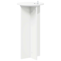 Produktbild för Växtställ 2 pcs Vit Ø29,5 x 60 cm Konstruerat trä