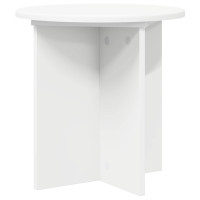 Produktbild för Växtställ 2 pcs Vit Ø40 x 40 cm Konstruerat trä