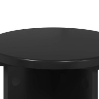 Produktbild för Växtställ 2 pcs Svart Ø29,5 x 40 cm Konstruerat trä