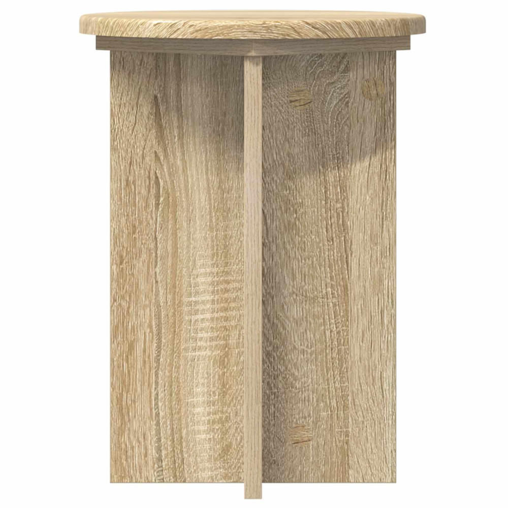Produktbild för Växtställ 2 pcs Sonoma-ek Ø29,5 x 40 cm Konstruerat trä