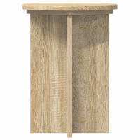 Produktbild för Växtställ 2 pcs Sonoma-ek Ø29,5 x 40 cm Konstruerat trä