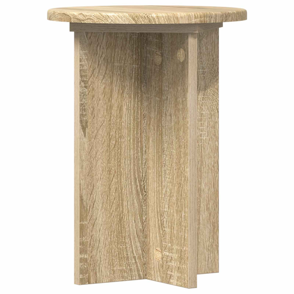 Produktbild för Växtställ 2 pcs Sonoma-ek Ø29,5 x 40 cm Konstruerat trä