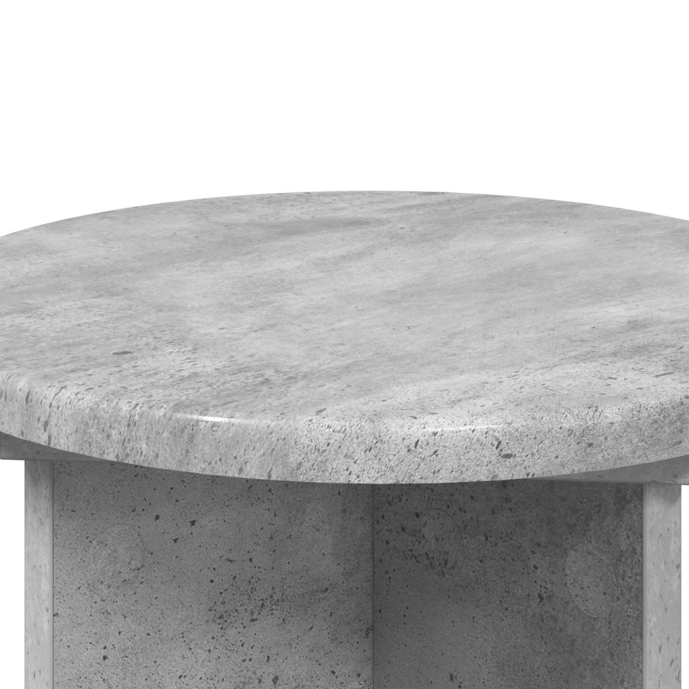 Produktbild för Växtställ 2 pcs Betonggrå Ø29,5 x 40 cm Konstruerat trä