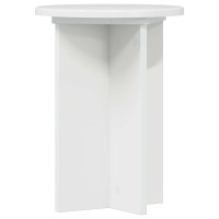 Produktbild för Växtställ 2 pcs Vit högglans Ø29,5 x 40 cm Konstruerat trä