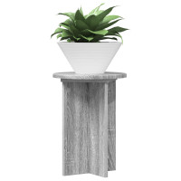 Produktbild för Växtställ 2 pcs Grå sonoma-ek Ø29,5 x 40 cm Konstruerat trä