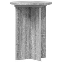 Produktbild för Växtställ 2 pcs Grå sonoma-ek Ø29,5 x 40 cm Konstruerat trä