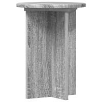 Produktbild för Växtställ 2 pcs Grå sonoma-ek Ø29,5 x 40 cm Konstruerat trä