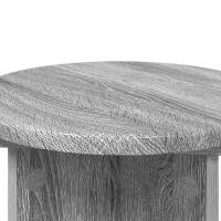 Produktbild för Växtställ 2 pcs Grå sonoma-ek Ø29,5 x 40 cm Konstruerat trä
