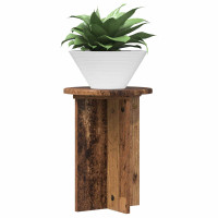 Produktbild för Växtställ 2 pcs Gammalt trä Ø29,5 x 40 cm Konstruerat trä