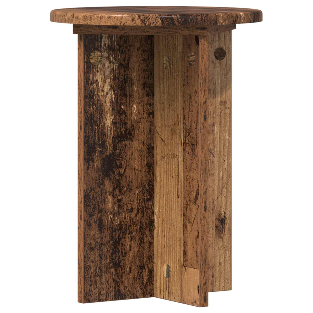 Produktbild för Växtställ 2 pcs Gammalt trä Ø29,5 x 40 cm Konstruerat trä