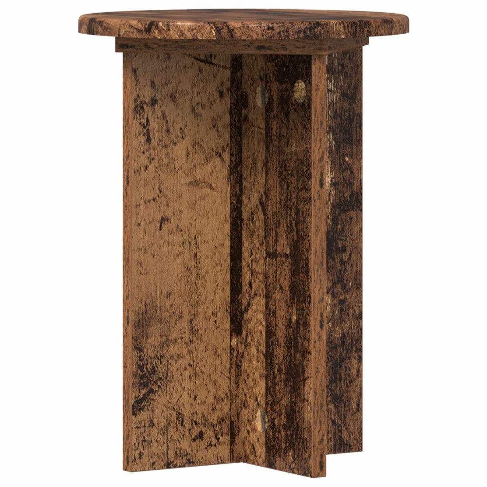 Produktbild för Växtställ 2 pcs Gammalt trä Ø29,5 x 40 cm Konstruerat trä